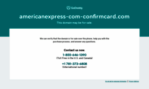 Americanexpress-com-confirmcard.com thumbnail