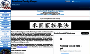 Americanfamilykenpo.com thumbnail