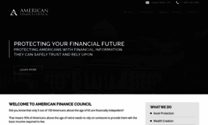 Americanfinancecouncil.org thumbnail