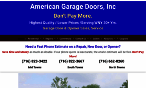 Americangaragedoors.com thumbnail