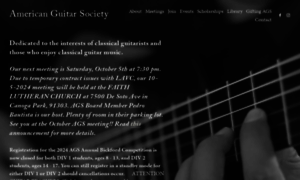 Americanguitarsociety.org thumbnail