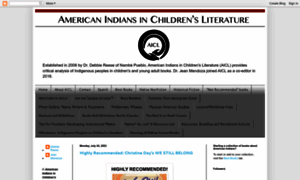 Americanindiansinchildrensliterature.blogspot.ca thumbnail