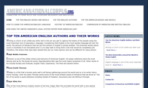 Americannationalcorpus.org thumbnail