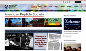 Americanpeptidesociety.org thumbnail