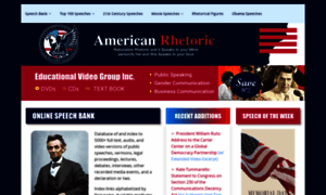 Americanrhetoric.com thumbnail