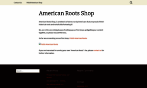 Americanrootsshop.com thumbnail