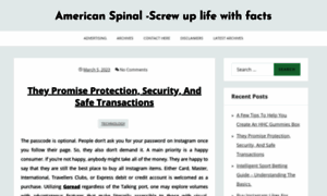 Americanspinal.com thumbnail