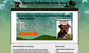 Americanstaffyterriersavvy.com thumbnail