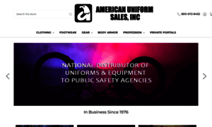 Americanuniform.com thumbnail