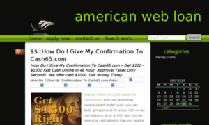 Americanwebloan.net thumbnail
