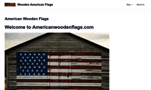 Americanwoodenflags.com thumbnail