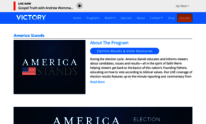 Americastands.govictory.com thumbnail