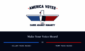 Americavoteswithcardsagainsthumanity.com thumbnail