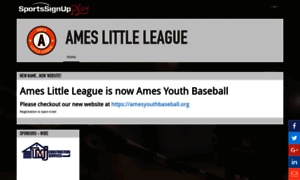 Ameslittleleaguebaseball.org thumbnail