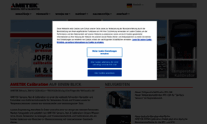 Ametekcalibration.de thumbnail