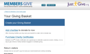 Amex-marina.justgive.org thumbnail