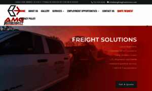 Amgfreightsolutions.com thumbnail