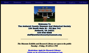 Amherstcountymuseum.org thumbnail
