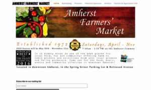 Amherstfarmersmarket.com thumbnail