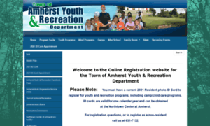 Amherstyouthandrec.org thumbnail