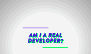 Amiarealdeveloper.com thumbnail