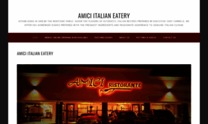 Amiciitalianeatery.com thumbnail