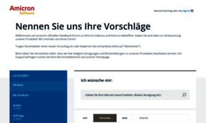 Amicron.uservoice.com thumbnail