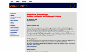 Amies-2015.international-symposium.org thumbnail