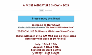 Aminiminiatureshow.weebly.com thumbnail