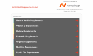 Aminoacidsupplements.net thumbnail