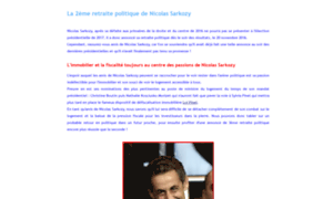 Amisdenicolassarkozy.fr thumbnail