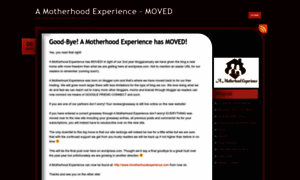 Amotherhoodexperience.wordpress.com thumbnail