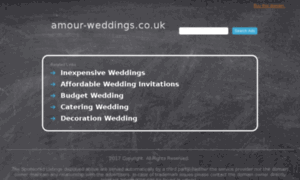 Amour-weddings.co.uk thumbnail