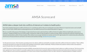 Amsascorecard.org thumbnail