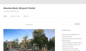 Amsterdamairporthotel.org thumbnail