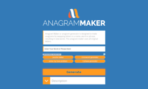 Anagrammaker.online thumbnail