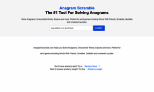 Anagramscramble.com thumbnail