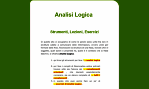 Analisi-logica.it thumbnail