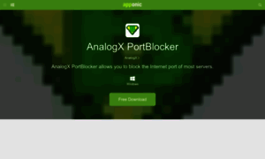 Analogx-portblocker.apponic.com thumbnail