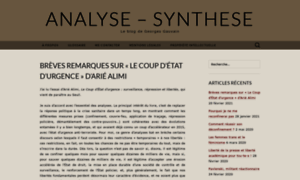 Analysesynthese.wordpress.com thumbnail