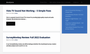 Analysia.com thumbnail