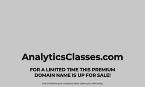 Analyticsclasses.com thumbnail