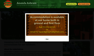 Anandaashram.net thumbnail