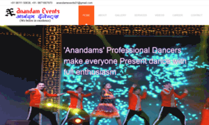 Anandamevents.com thumbnail