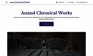 Anandchemicalworks.business.site thumbnail