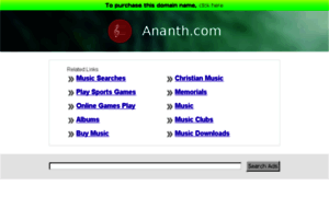 Ananth.com thumbnail