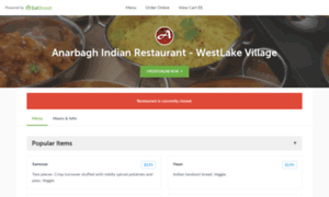 Anarbaghindianrestaurantwestlake.com thumbnail