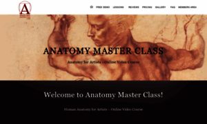 Anatomymasterclass.com thumbnail