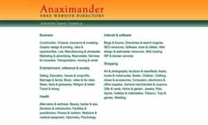 Anaximanderdirectory.com thumbnail