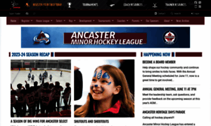 Ancasterminorhockey.com thumbnail